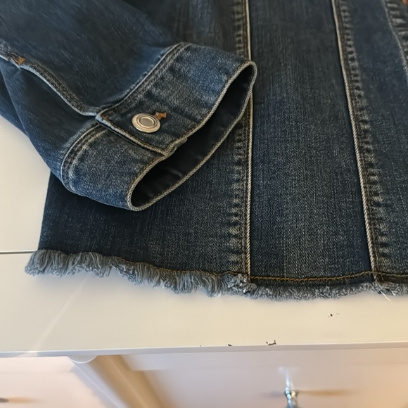 Chico’s Sz 3 denim jacket - Picture 5 of 6